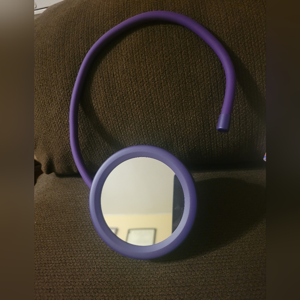 Joy Mangano Women Handy Hook Mirror Set - Purple - Picture 3 of 13